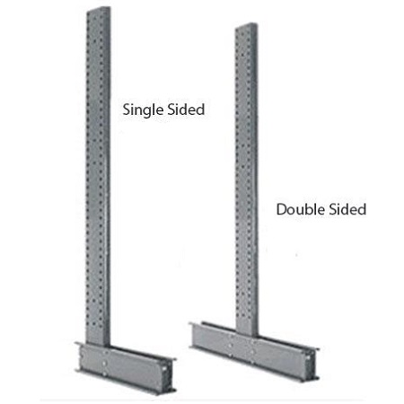 Cantilever Uprights and Base One-Sided and Two-Sided