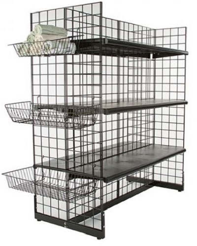 Gridwall Panels and Gridwall Gondola Shelving