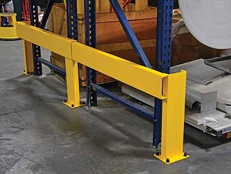 Pallet Rack Steel Guardrails 