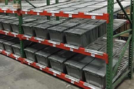 Span Track for Case or Carton Flow Rack