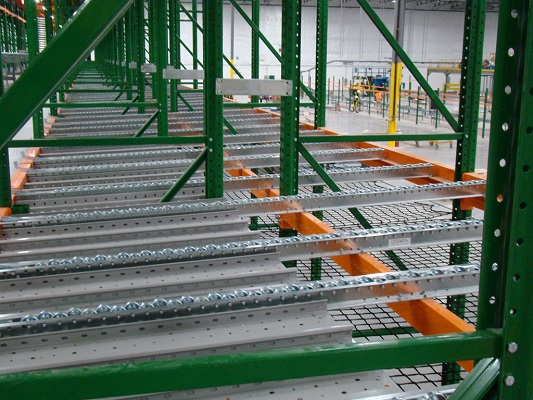 Pallet Flow Rack are an effective way to double your space within the warehouse.