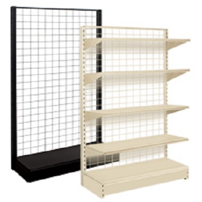 Gridwall Panels and Gridwall Gondola Shelving