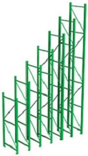 Different sizes of Pallet Rack Vertical Uprights